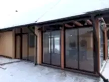 Установка портальной откатной конструкции